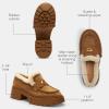 imageLeah Platform Suede Shearling Loafer
