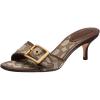 imageCoach womens Margot Sandal in Signature JacquardOakMaple