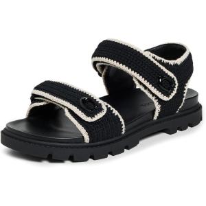 imageCOACH womens Brynn SandalBlackChalk