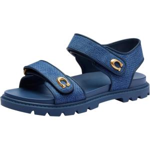 imageCOACH womens Brynn SandalDeep Blue