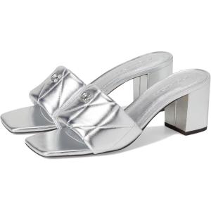 imageCOACH womens Holly Block Heel SandalSilver