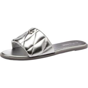 imageCOACH womens Holly Sandal With QuiltingSilver