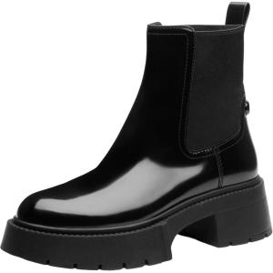 imageCOACH womens Leah Platform Chelsea BootieBlack