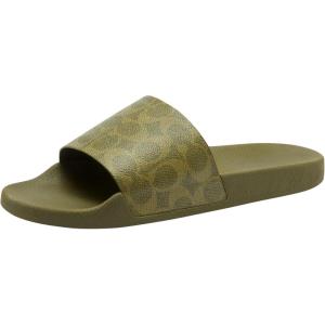 imageCOACH womens Udele Sport Slide in Signature CanvasOlive
