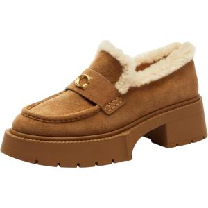 imageLeah Platform Suede Shearling Loafer