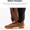 imageCoach Mens Match Sneaker with Leopard PrintSable Multi