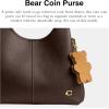 imageGlovetanned Leather Bear Coin Purse