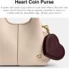 imageGlovetanned Leather Heart Coin Purse