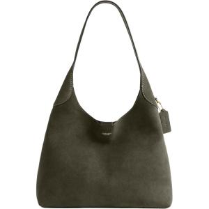 imageCoach Brooklyn Shoulder Bag 34Olive Suede