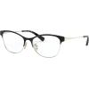 imageCOACH Womens Hc5111 Cat Eye Prescription Eyewear FramesBlackLight GoldDemo Lens