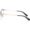 imageCOACH Womens Hc5111 Cat Eye Prescription Eyewear FramesBlackLight GoldDemo Lens