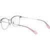 imageCOACH Womens Hc5111 Cat Eye Prescription Eyewear FramesBurgundySilverDemo Lens