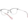 imageCOACH Womens Hc5111 Cat Eye Prescription Eyewear FramesBurgundySilverDemo Lens