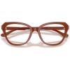 imageCOACH Womens Hc6273u Universal Fit Hexagonal Prescription Eyewear FramesMilky HazelnutDemo Lens