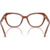 imageCOACH Womens Hc6273u Universal Fit Hexagonal Prescription Eyewear FramesMilky HazelnutDemo Lens