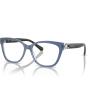 imageCOACH womens Hc6120 Square Prescription Eyewear FramesTransparent BlueDemo Lens