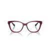 imageCOACH womens Hc6120 Square Prescription Eyewear FramesTransparent RubyDemo Lens