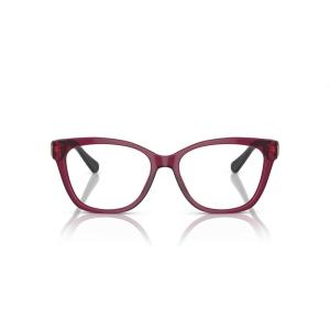 imageCOACH womens Hc6120 Square Prescription Eyewear FramesTransparent RubyDemo Lens
