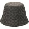 imageCOACH Womens Signature C Jacquard Bucket HatCharcoal