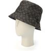 imageCOACH Womens Signature C Jacquard Bucket HatCharcoal
