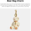imageCoach Plushie Bag CharmBear  Cream