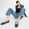 imageCOACH Womens Emilia Mary Jane FlatsBlack Grommet