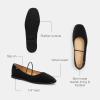 imageCOACH Womens Emilia Mary Jane FlatsBlack Velvet