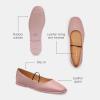 imageCOACH Womens Emilia Mary Jane FlatsSoft Pink