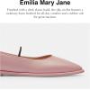 imageCOACH Womens Emilia Mary Jane FlatsSoft Pink