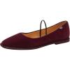 imageCOACH Womens Emilia Mary Jane FlatsMerlot