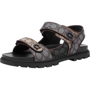 imageCOACH Mens Platform SandalsSignature Jacquard