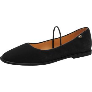 imageCOACH Womens Emilia Mary Jane FlatsBlack Velvet