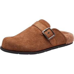imageCoach Mens Buckle Clog in SuedeSable