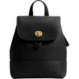 imageCoach Womens Turnlock Backpack B4Black Currant MediumB4Black