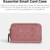 imageCOACH Womens Boxed Essential Small Zip Around Card CaseB4DUSTY PINK