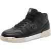 imageCoach Mens Soho Midtop SneakerCharcoalBlack