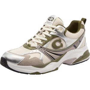 imageCoach Mens Mesh SneakerOlive Multi