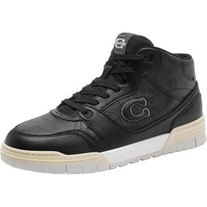 imageCoach Mens Soho Midtop SneakerCharcoalBlack