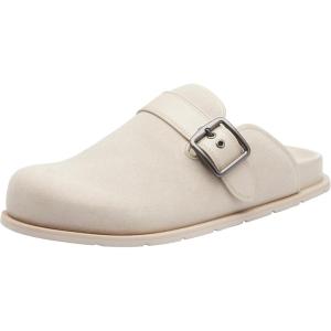 imageCoach Mens Suede Buckle ClogCharcoalBlack