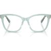 imageCOACH womens Hc6256u Universal Fit Square Prescription Eyewear FramesMilky SeaglassDemo Lens