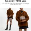 imageCoach Kisslock Frame Bag 16 in Crystal Signature Jacquard B4Burnished Amber