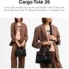 imageCoach Loved Leather Cargo Tote 26