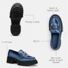 imageCOACH Womens Leah Platform LoafersDenim
