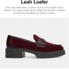 imageCOACH Womens Leah Platform LoafersMerlot