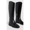 imageCOACH womens Park Tall Leather BootBlack