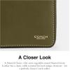 imageCoach Mens Zip Around Coin WalletOlive