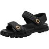 imageCOACH Womens Brynn SandalsBlack Straw