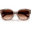 imageCOACH womens Hc8438u Universal FitStriated RedwoodMapleBrown Gradient