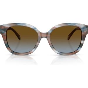 imageCOACH womens Hc8438u Universal FitStriated MapleBlueberryBrown Blue Gradient