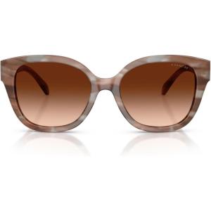 imageCOACH womens Hc8438u Universal FitStriated RedwoodMapleBrown Gradient